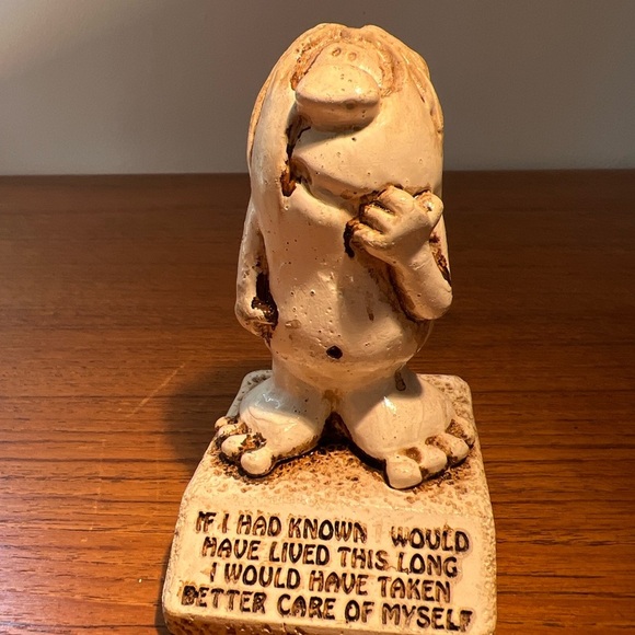 Vintage 1975 Paula Figurine Ontario Canada if I have lived this long 556 - Picture 4 of 4